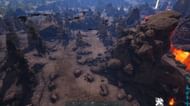 Obsidian spawning location at Kortez Narrow (Image via Ark: Survival Guide on YouTube)